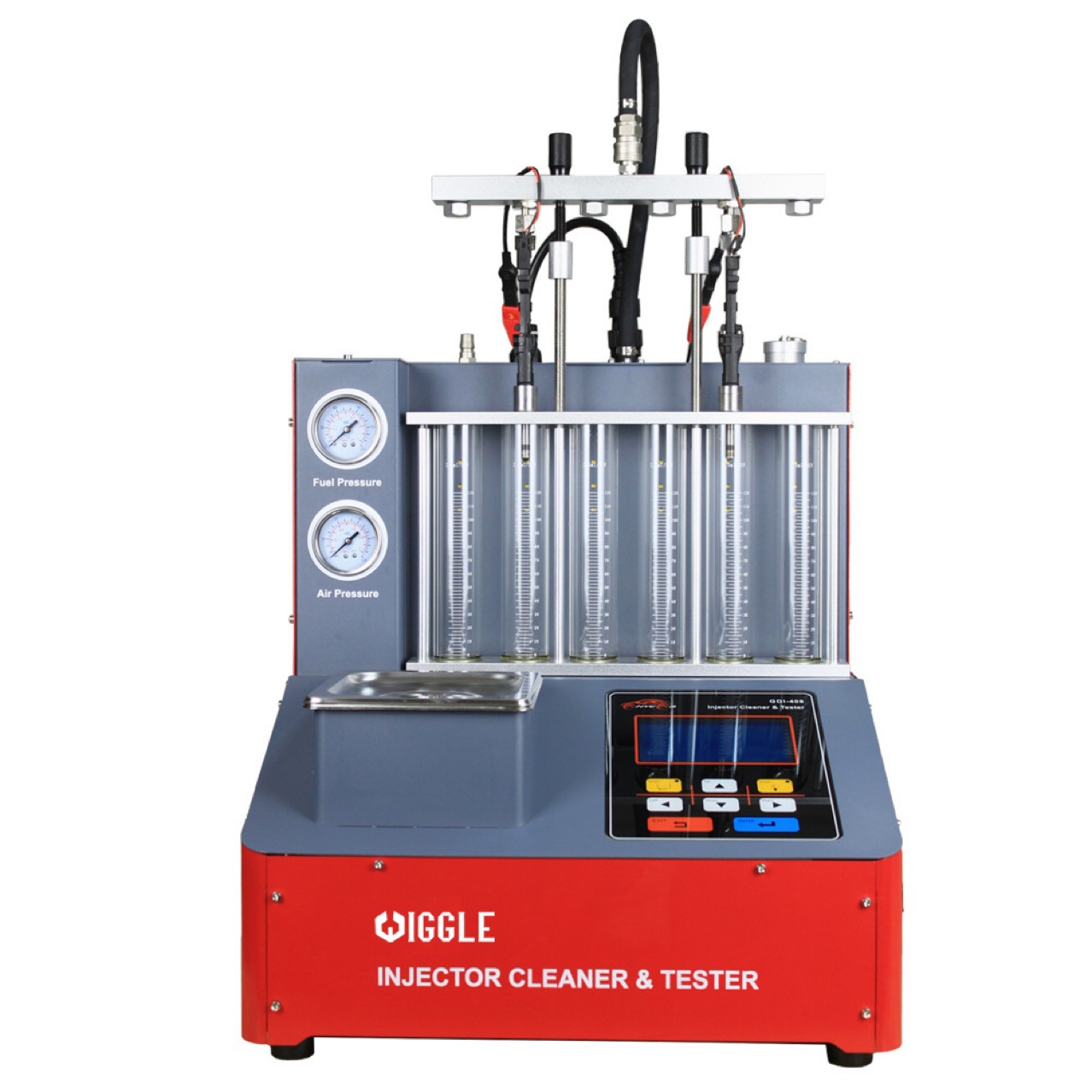 Máquina de limpieza de inyectores de combustible para automóviles GDI608 Eliminación de depósitos de carbón por ultrasonidos Limpieza de inyectores de inyección directa en cilindro GDI