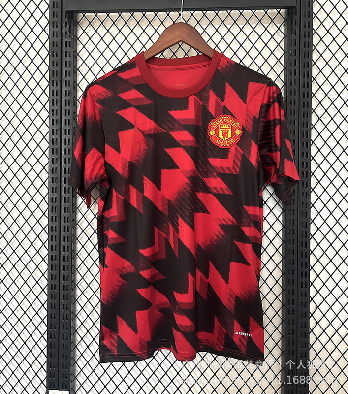 2526赛季新款足球服曼联利物浦球衣球迷版短袖t恤上衣批发可印号|undefined