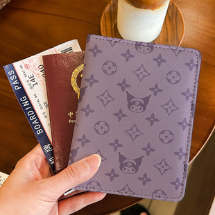 Coolomi cartoon overseas passport card holder female passport protective case certificate storage bag travel passport holder certificate case