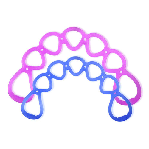 Seven-hole tension rope multi-functional muscle strength training device yoga body fitness stretching elastic flexibility tensioner