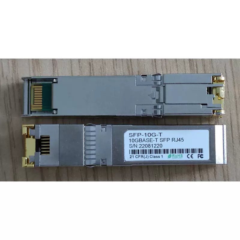 Ten-gigabit photoelectric SFP-10G-T 10G electrical port module RJ45 network card switches of various brands