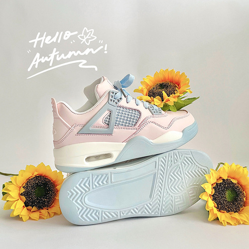 ins new autumn ice pink air cushion sneakers couple thick bottom all-match casual dad shoes student running shoes
