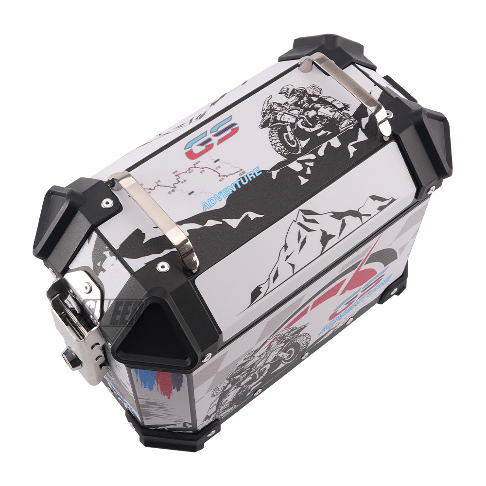 The New 18L Small-Capacity Motorcycle Aluminum Alloy Side Box Is Suitable for the Side Box and Trunk of the Niu Nine Electric Scooter