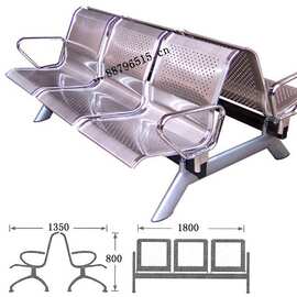 座椅直销连体排椅不锈钢机场等候椅汽车站广告排椅