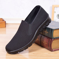 老北京布鞋男2022新款男鞋春秋季百搭一腳蹬中老年爸爸休閒鞋批發