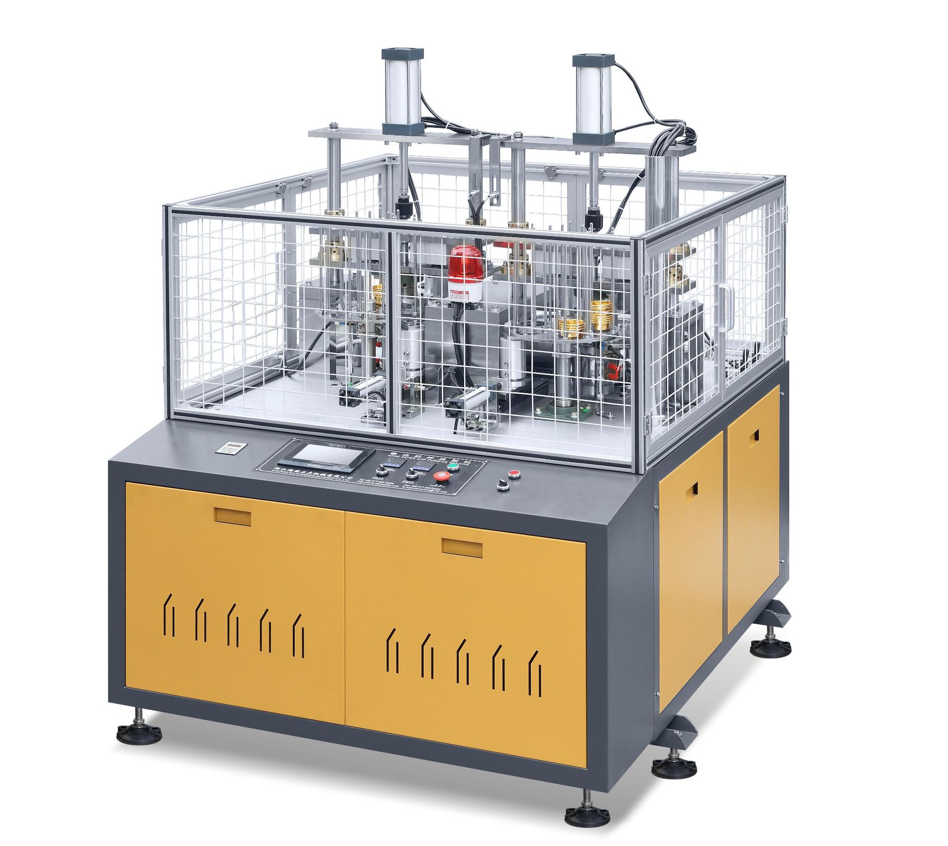 新款全伺服单工位卷口杯，药丸杯，测试杯