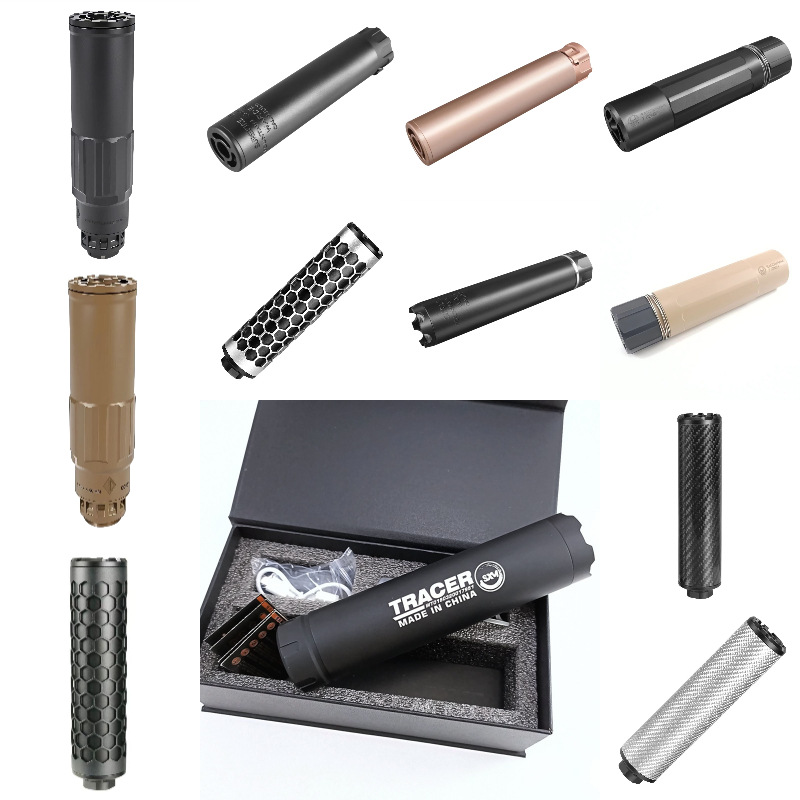 Lobo de humo luminoso silenciador de Respiración de fuego cerdo Arco Iris silenciador accesorios spray de humo colorido eliminando esencia golpeando SLR pequeña luna