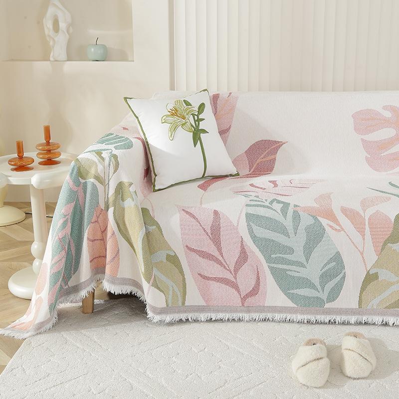 Nuevo sofá Chenille cuatro estaciones todo incluido universal de una sola pieza toalla de sofá cojín cubierta manta