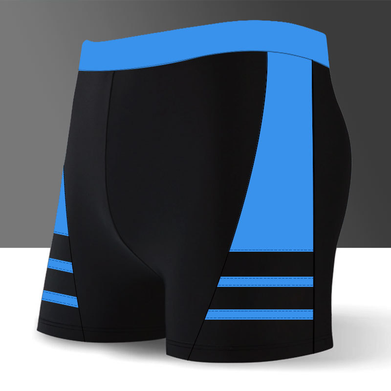 Nuevo traje de baño para hombres boxeadores de aguas termales de moda de color a juego para hombres tallas grandes Bañadores anti-vergüenza anti-cloro pantalones cortos para hombres