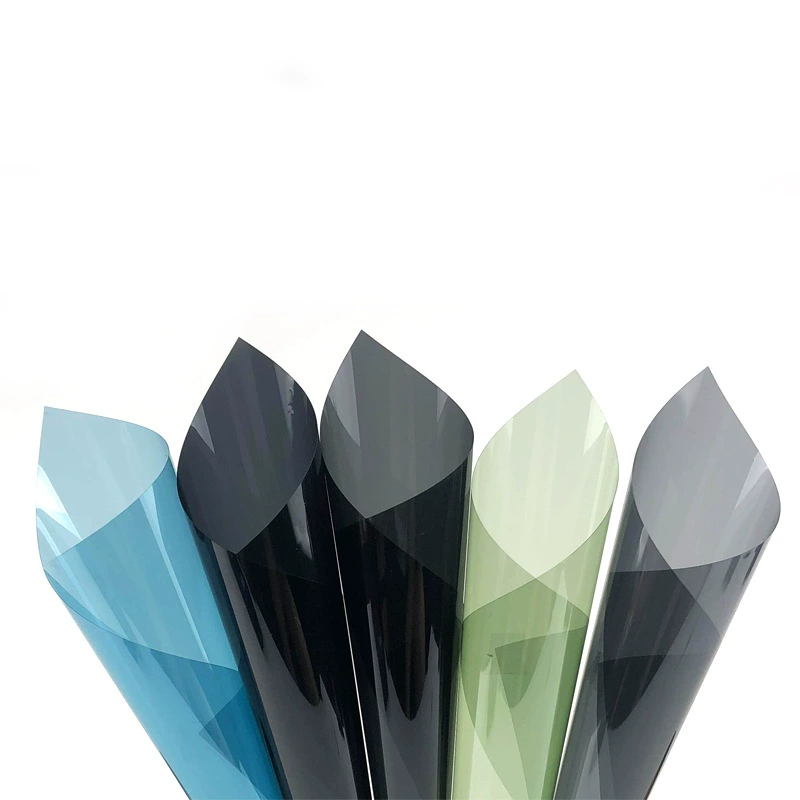 Автомобильная пленка, однотонная солнечная пленка, стеклянная взрывозащищенная пленка, прозрачная ПЭТ-автозапчасти, оконная пленка, солнцезащитная пленка