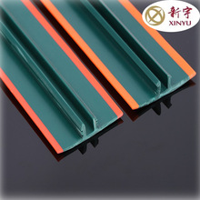 厂家制做PVC铝型材封边胶条耐磨损防水密封条型材软胶条装饰条