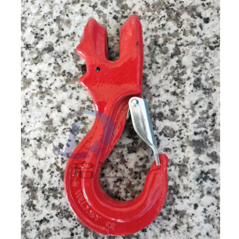 可调节羊角滑钩便捷链条快速拆装吊钩3T5T带锁链条调节器带锁厂家