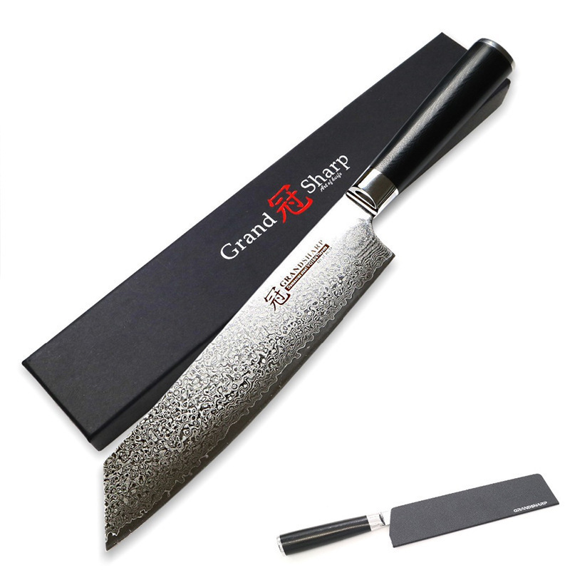 67-layer VG10 Damascus Steel Kitchen Chef's Knife Black Japanese Kitchen Knife Household Sharp Cutting Kitchen Knife