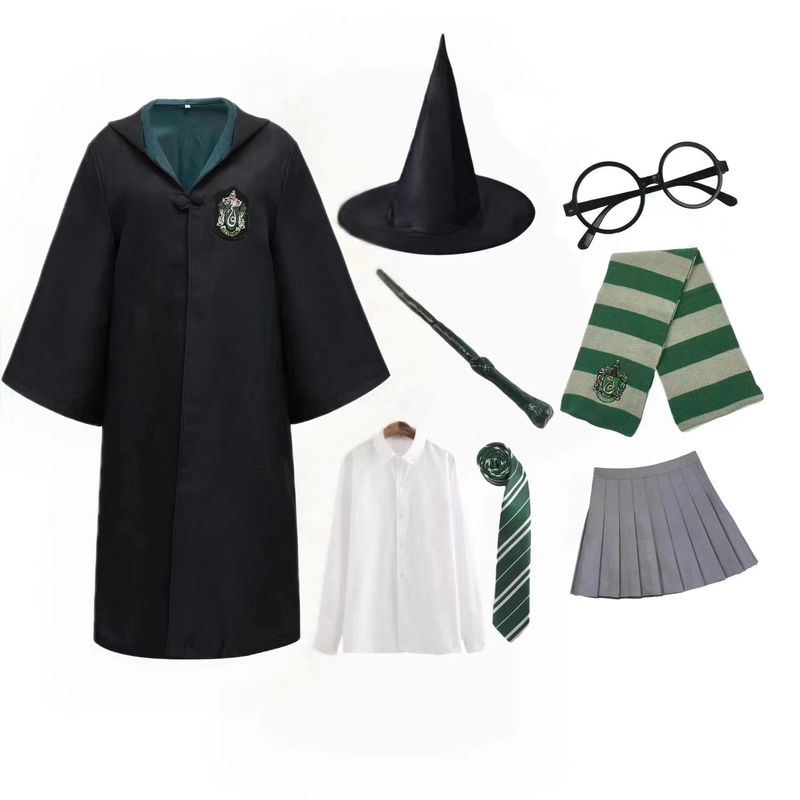 哈利波特cosplay学生制服魔法袍套装成人儿童万圣节专用cos服装|undefined