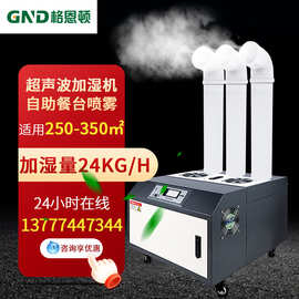 工业超声波加湿机雾化烟叶加湿车间超市蔬菜商用增湿器YSJS-24A