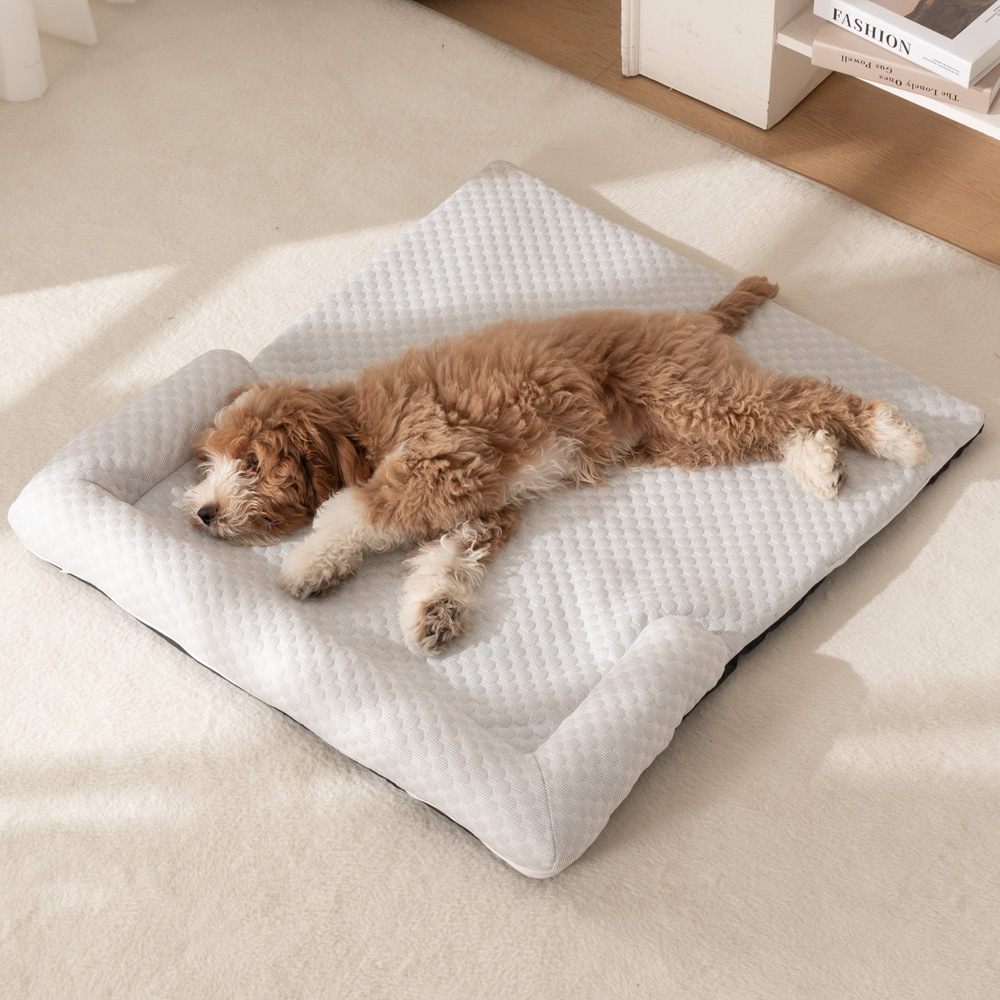 Sofá de seda de hielo transfronterizo para mascotas, compresión de cuatro estaciones, cama para gatos desmontable, perros