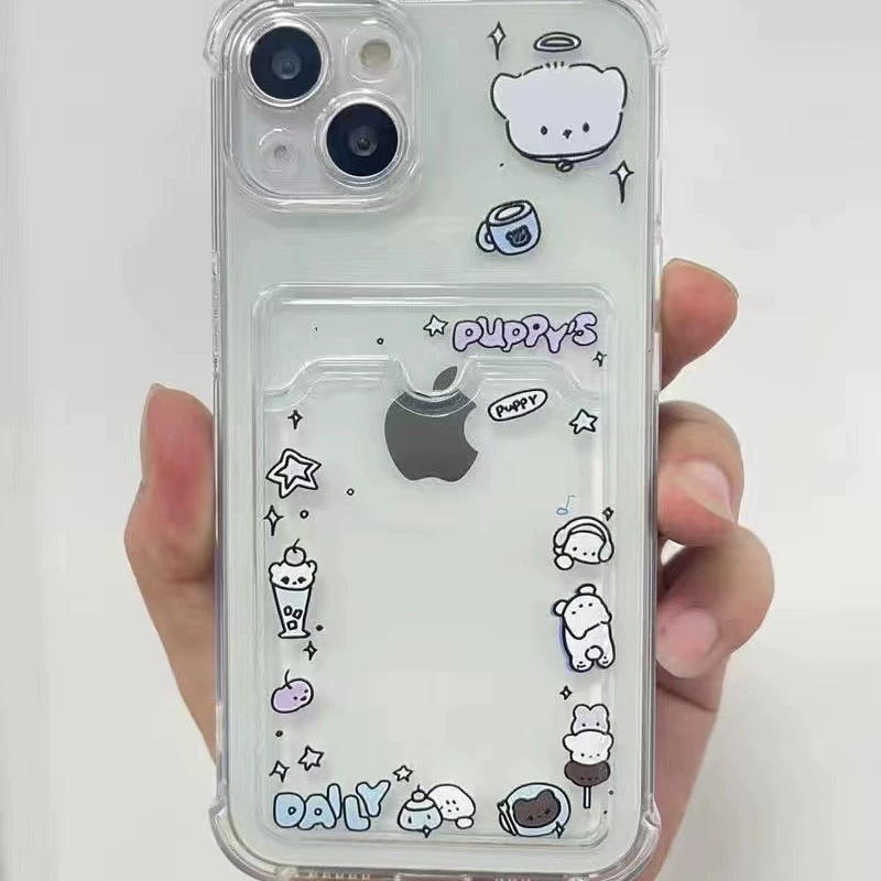 The card holder is suitable for iPhone14/13promax12/11pro anti-fall xr/can hold photos iPhone17