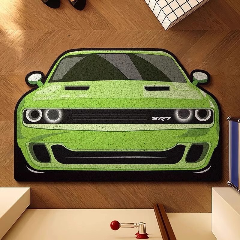 Simple Car Home Entrance Wire Ring Stain-Resistant Floor Mat Easy-Care Floor Mat Wear-Resistant Quick-Drying Cuttable Floor Mat