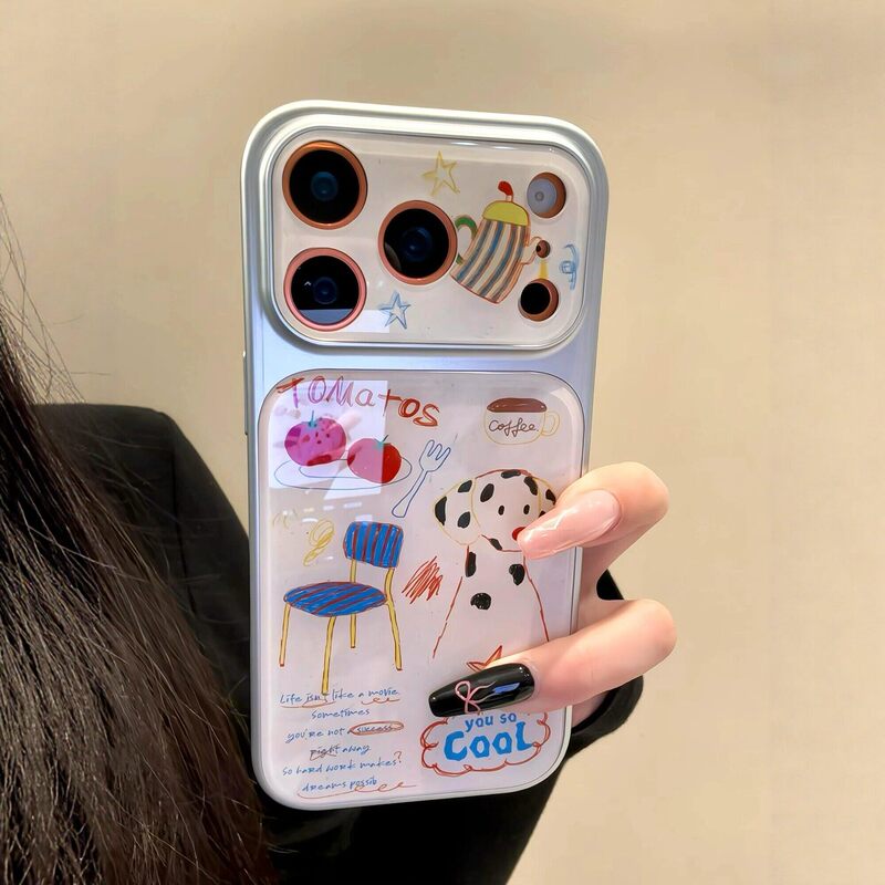 Tomato Spotty Dog Suitable for Apple 16Plus Mobile Phone Case Iphone15Promax New Anti-Fall All-Inclusive 17Ai