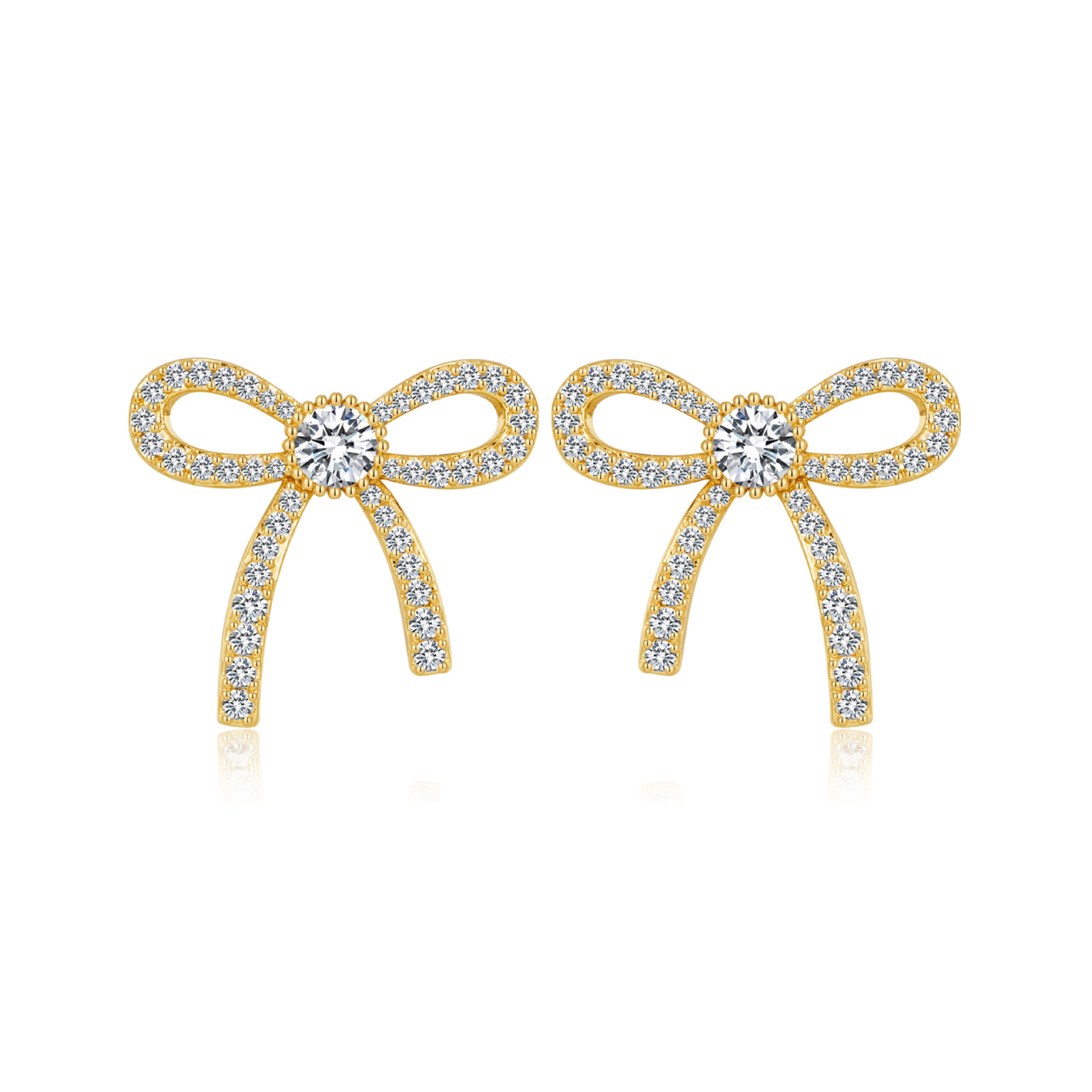 popular-bow-earrings-copper-plated-18k-real-gold-dense-inlaid-zircon-exquisite-high-grade-earrings-amazon-hot-sale