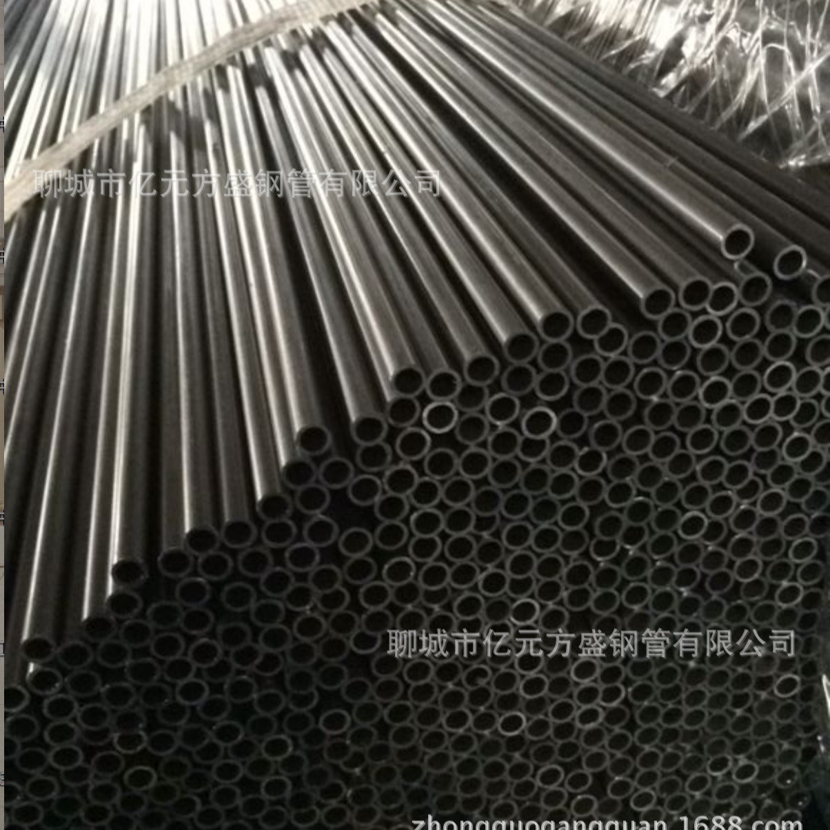 专业生产DIN高精度钢管 黑色磷化钢管 精密液压管 精拉 冷拉E355