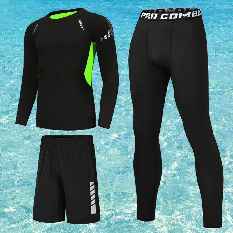 Traje de Buceo de Dos Piezas de Manga Larga de Nailon, para Buceo, Surf y Natación image 20