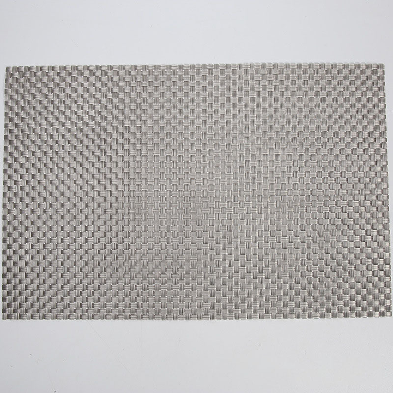 Teslin placemat PVC tejido 8*8 placemat Western placemat aislamiento térmico antideslizante estera de mesa de montaña estera de la placa de la decoración del hogar estera