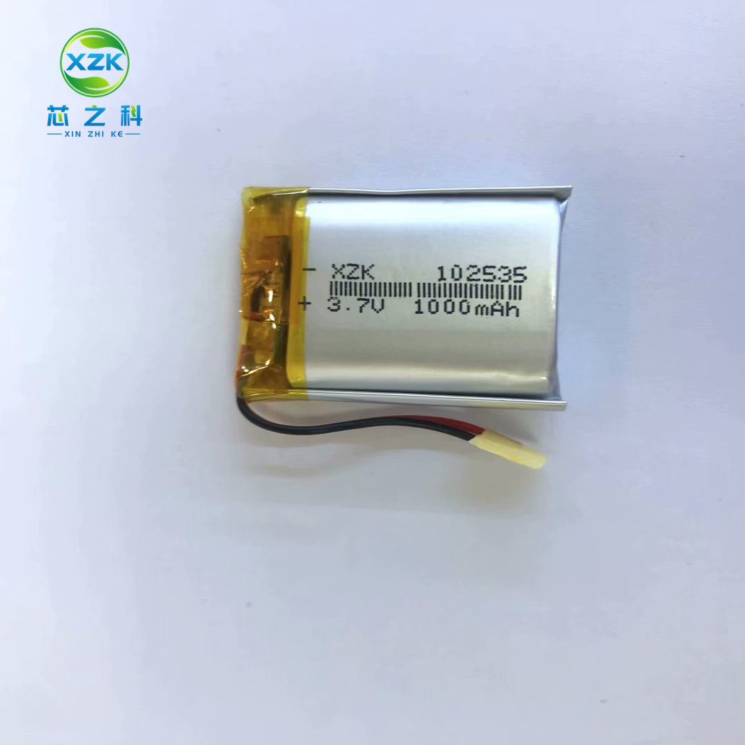 工厂供应102535聚合物锂电池800MAH 3.7V LED灯具美容仪蓝牙音箱