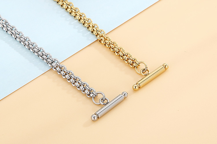 6g Weight PVD Coated Gold Plating Process 18K Gold Plated Plating Material 304 Stainless Steel Pendant Material No Inlaid Inlay Material Bracelets Classification 304 Stainless Steel Chain Material Anniversary, Business, Travel Occasion 304 Stainless Steel Material Cross Pattern Women'S Gender Fashion Style Waterproof Non Tarnish Craft Gold, Silver Color PVD Coated 18K Gold Plated Geometric Titanium Steel Fashion Waterproof Non Tarnish Bracelets 10