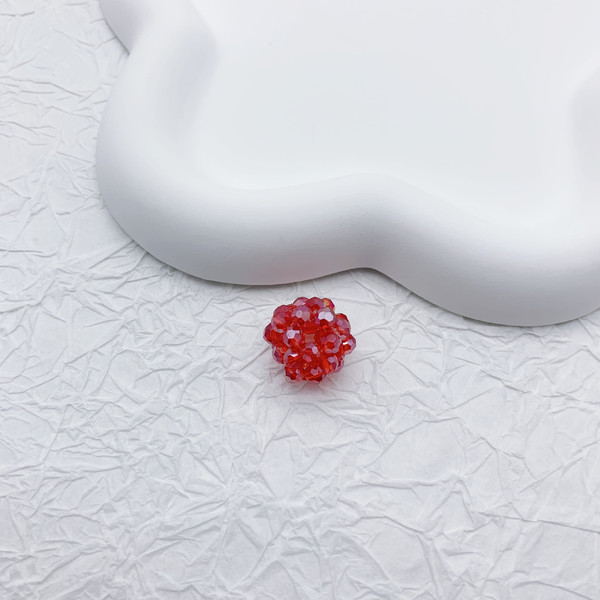 Creative woven beads handmade with zircon