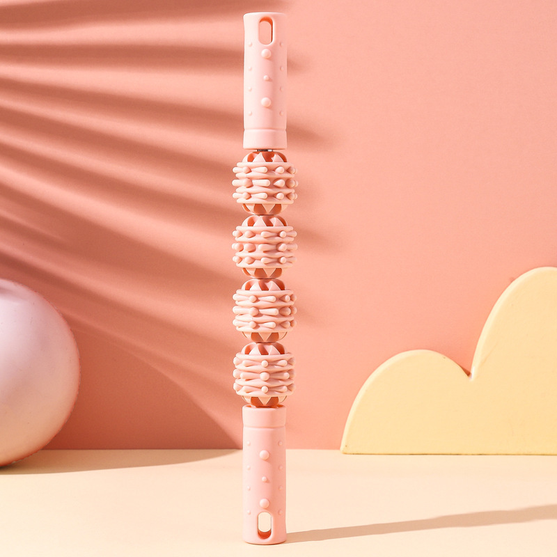 リング脚クリップ美脚クリップふくらはぎマッサージ器ヨガローラークリップ筋肉リラックス六輪脚マッサージ器|undefined