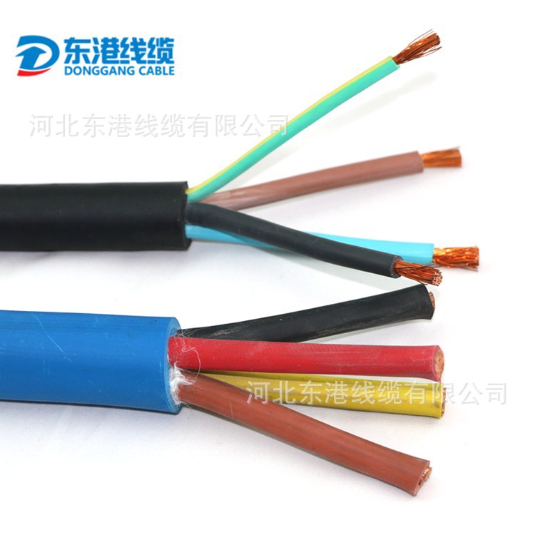 H07RN-F CE认证防水多芯电源线4*2.5mm²