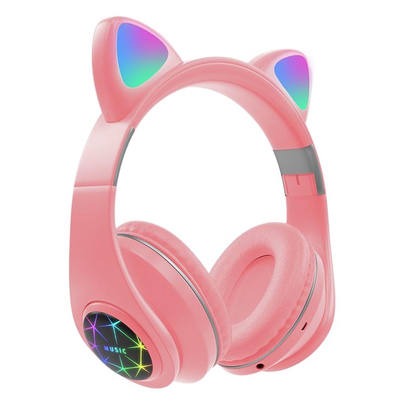 Nuevo M2 M7 gato oído auricular Bluetooth auricular luminoso macaron color todo incluido oído auriculares inalámbricos 5,0