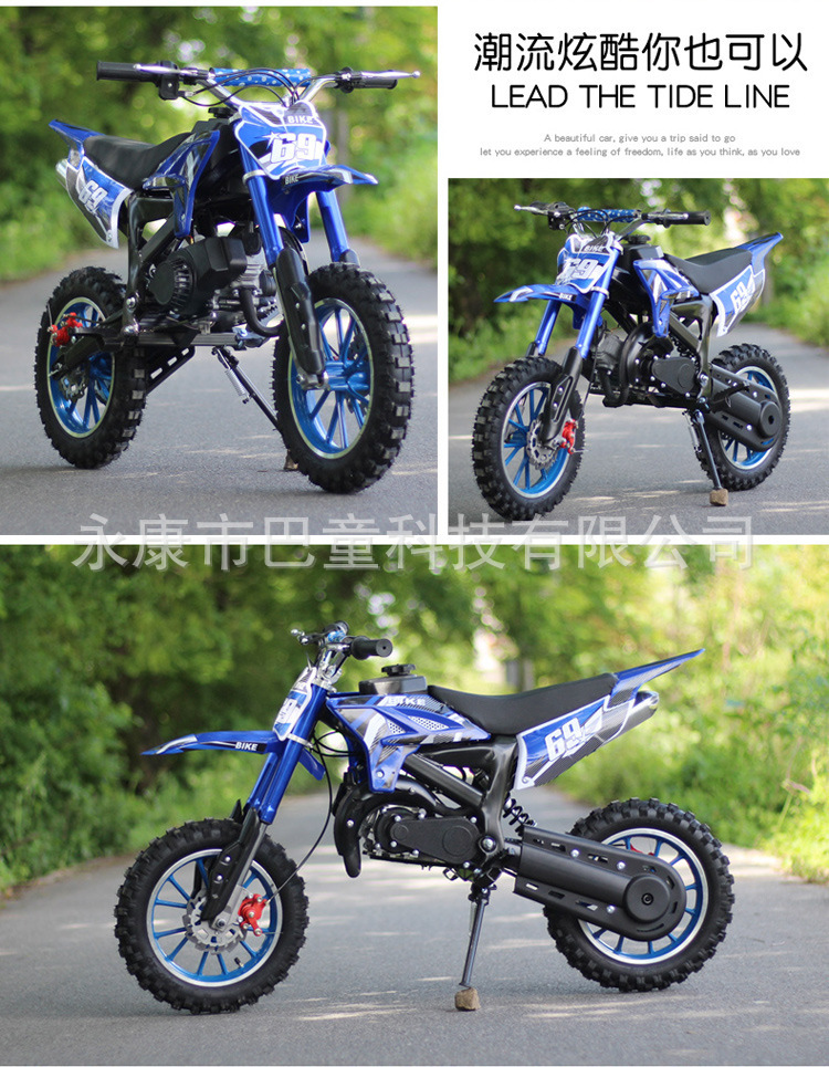 Children's 49Cc Two-Stroke Off-Road Motorcycle Adult Mini Mountain Bike Track Small Motorcycle Wholesale
