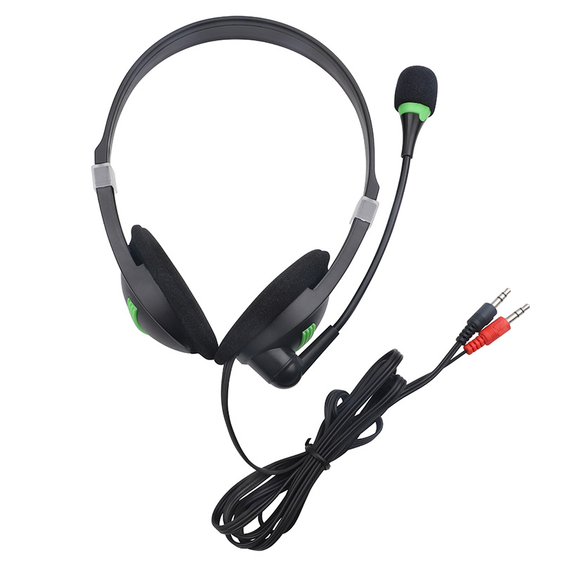 Shenzhen ordenador operador auriculares estudiante clase en línea escuchando entrenamiento de alta calidad de sonido auriculares con cable al por mayor