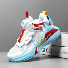 PLUS儿童篮球鞋科比纪念款24号新款网面透气男童鞋学生防滑运动鞋