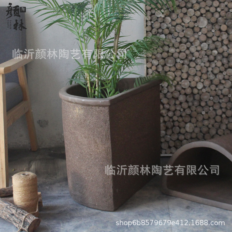 maceta de esquina de pared semicircular maceta de esquina colocada combinación de maceta de paisaje ahorro de espacio maceta de jardín simple