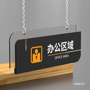 办公室区域门牌吊牌总经理挂牌悬挂式科室牌商场指示提示标牌潮州-阿里巴巴