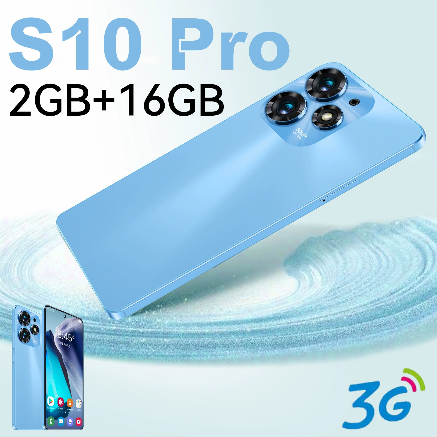 (Кросс-бордер торговля), мобильный телефон, S10, смартфон, 6.79 дюйма, широкий экран
