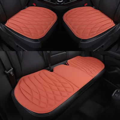 non-slip five-seater car cover – Seat cushion, seat cover - ideal-orange-three-piece-set