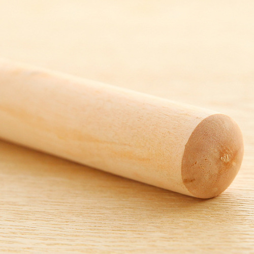Household rolling pin wholesale solid wood rolling pin food grade wooden rolling pin solid roller flour stick