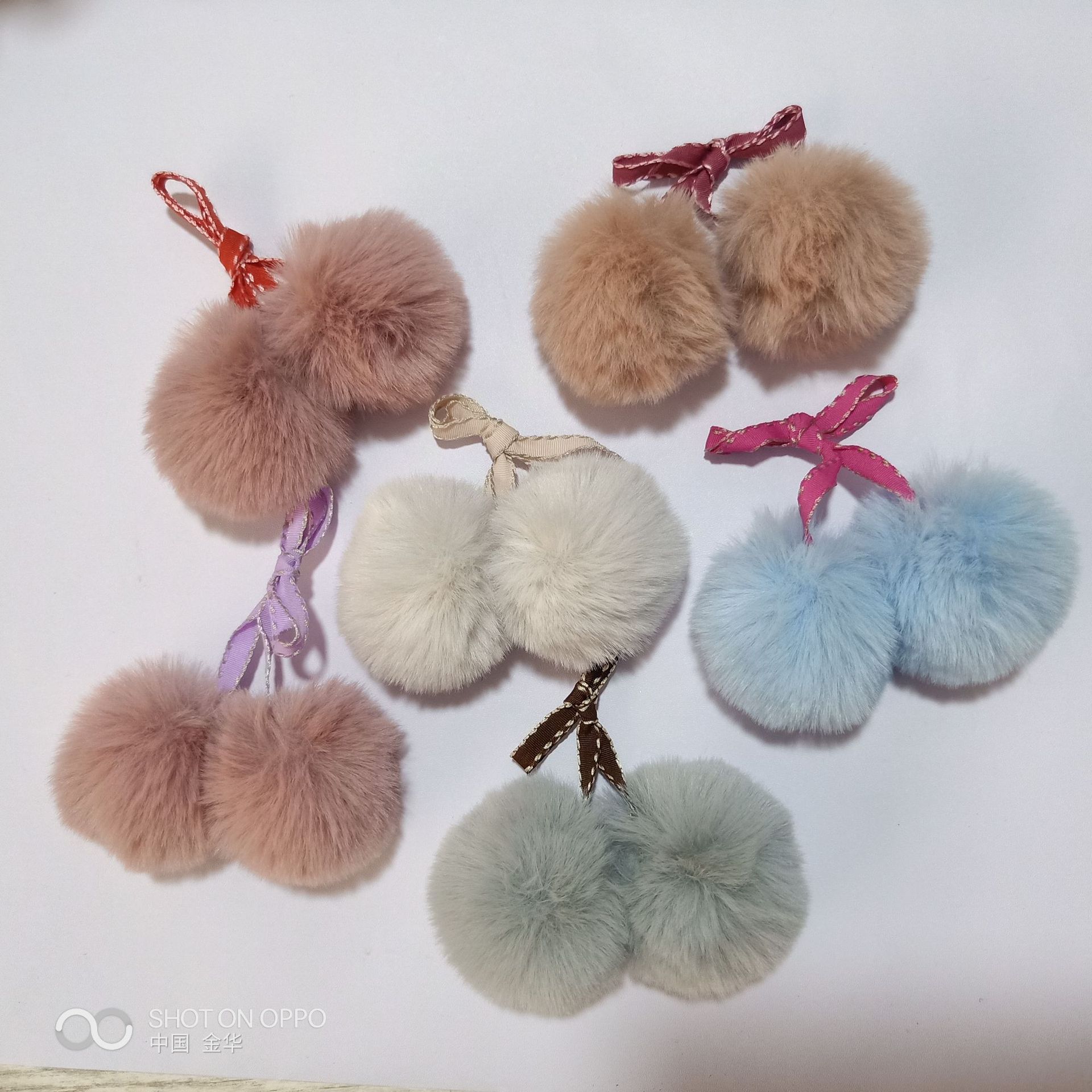 厂家直供 仿濑兔毛球  仿小兔毛球  仿狐狸毛球  各种款式毛球