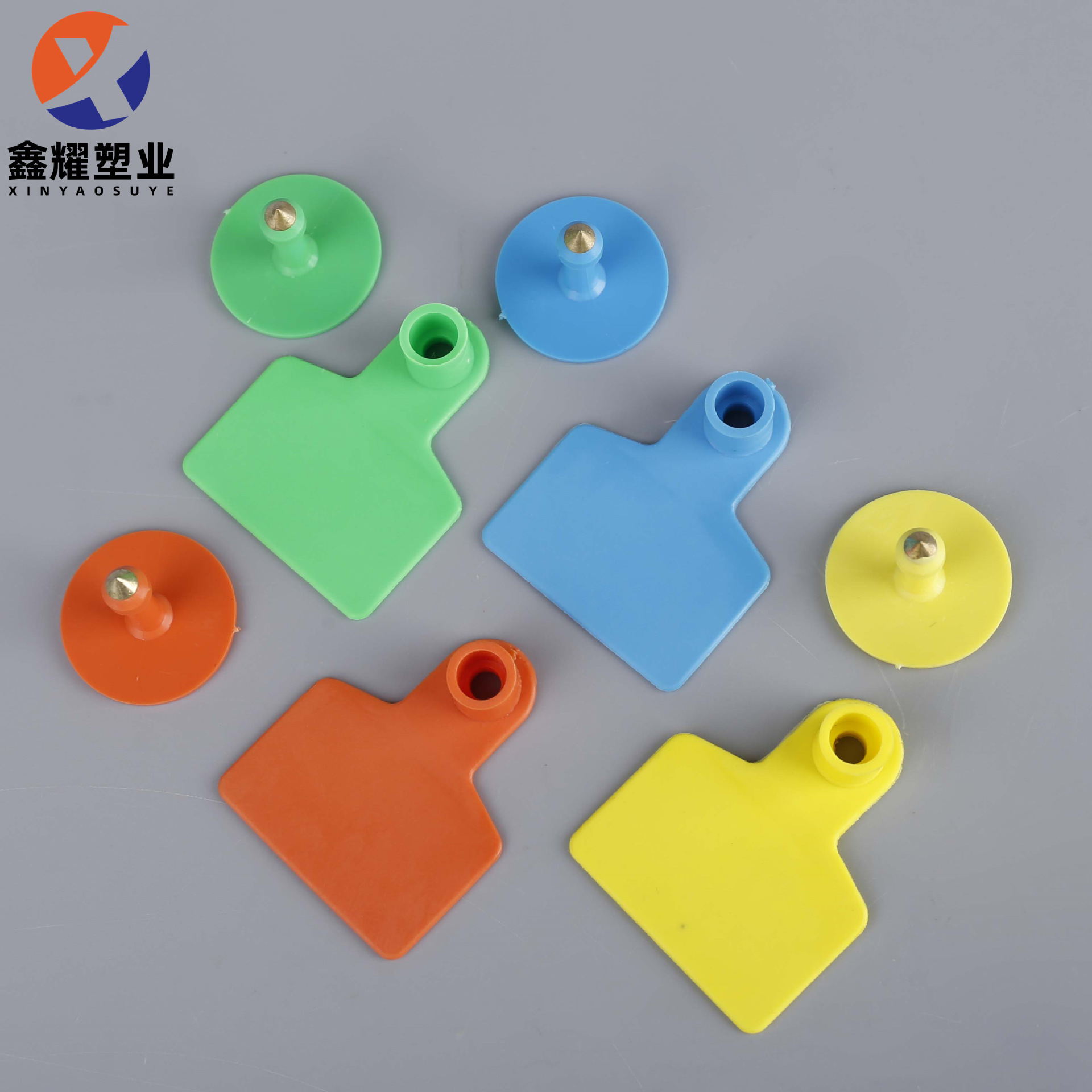 【定制】兽用耳标号牌猪用免疫耳标动物方形耳标养殖场兽用耳标
