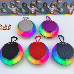 BS26新款无线蓝牙音箱手提户外小钢炮音响氛围灯低音炮蓝牙小音箱