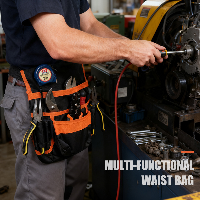 Bolsa de tela Oxford transfronteriza engrosada hardware multi-bolsillo multifuncional reparación mecánica de automóviles ropa de trabajo impermeable