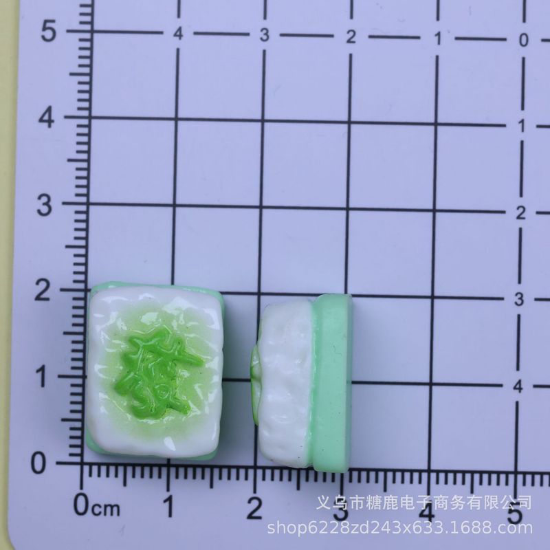 光沢のある麻雀フォーチュン携帯電話ペンダント樹脂アクセサリークリーム接着剤 diy キーホルダーバッグペンダントヘアアクセサリーヘアピン|undefined