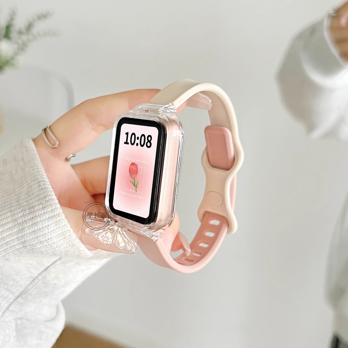 For Mi Band 8Pro Watch Strap New 9Pro Watch Strap Silicone Girl 7Pro Protective Case Replacement Wristband