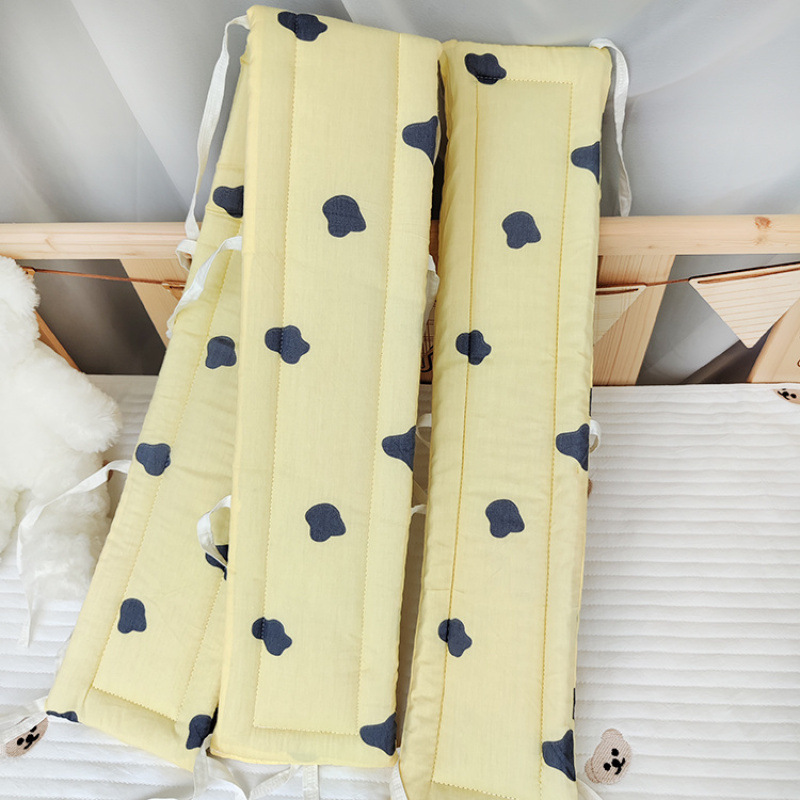 Crib Pure Cotton Anti-Collision Strips, Protective Strips, Soft-Edged Bed Surrounds, Spliced ​​Bed Buffer Fences, Anti-Gnawing Strips