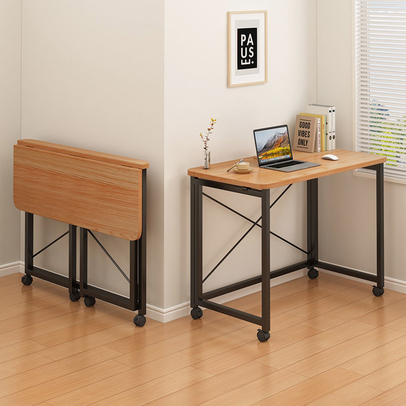 Table Room Bedroom Folding Computer Table Home Desk Student Simple Mobile Writing Bedside Desk Cross-Border