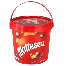 批发澳洲进口Maltesers麦提莎牛奶巧克力麦丽素桶装网红零食 465g